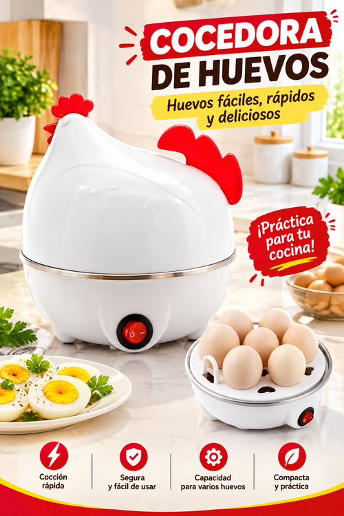 hervidora de Huevos electrica Gallina Blanca